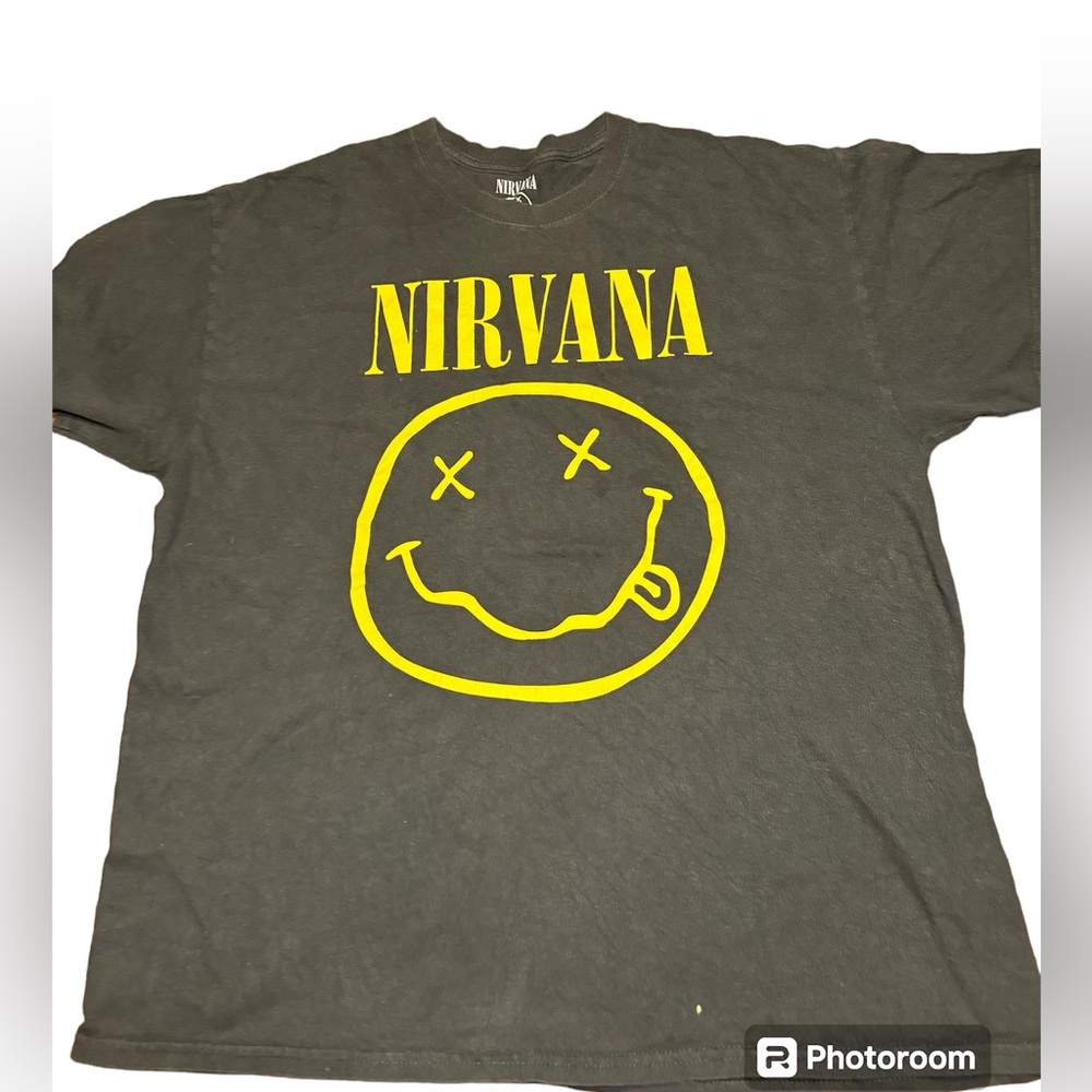 nirvana tee shirt xlg